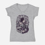 Be Very Afraid-womens v-neck tee-MedusaD