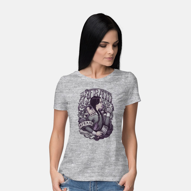 Be Very Afraid-womens basic tee-MedusaD