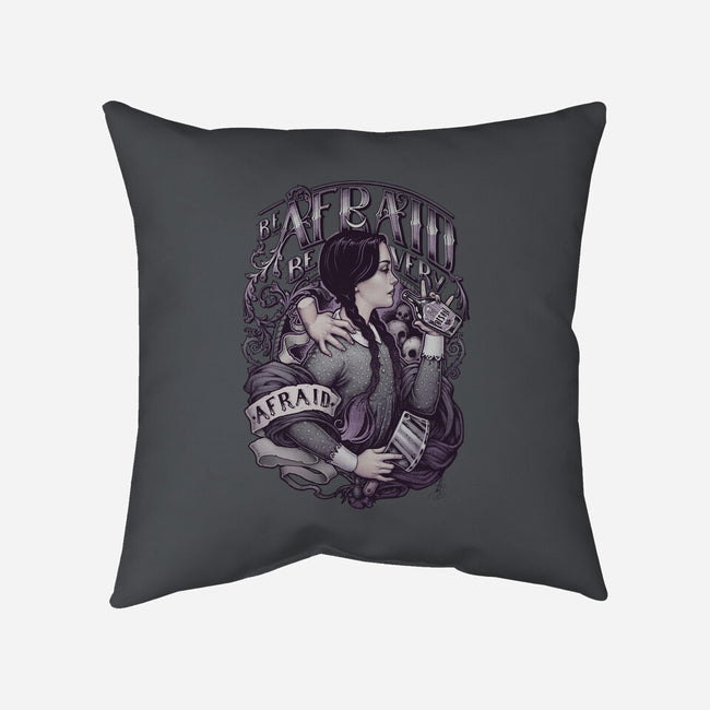 Be Very Afraid-none removable cover w insert throw pillow-MedusaD