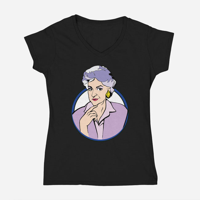 Bea Good!-womens v-neck tee-ibtrav