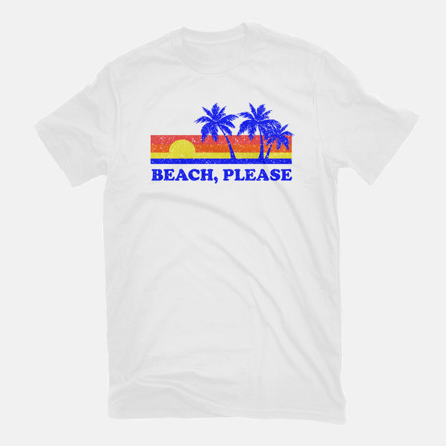 Beach, Please-mens basic tee-dumbshirts