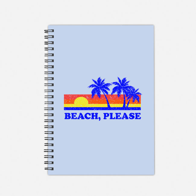 Beach, Please-none dot grid notebook-dumbshirts