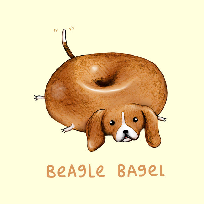 Beagle Bagel-none stretched canvas-SophieCorrigan