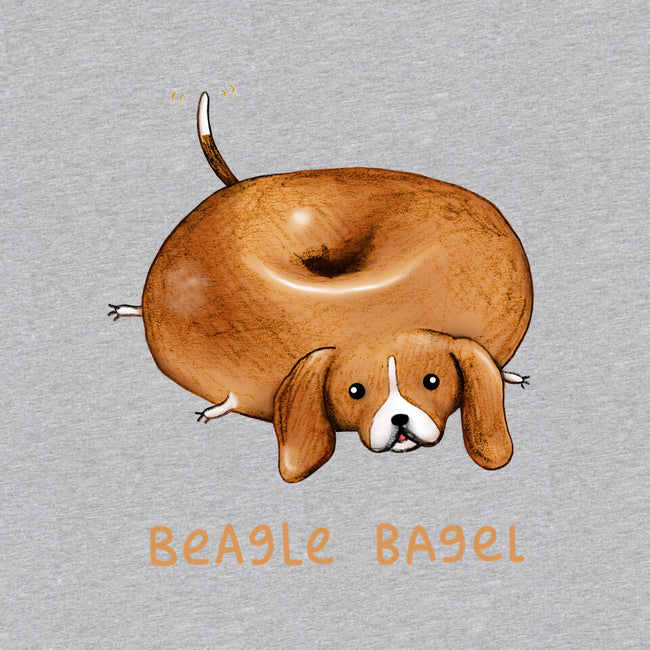 Beagle Bagel-womens v-neck tee-SophieCorrigan