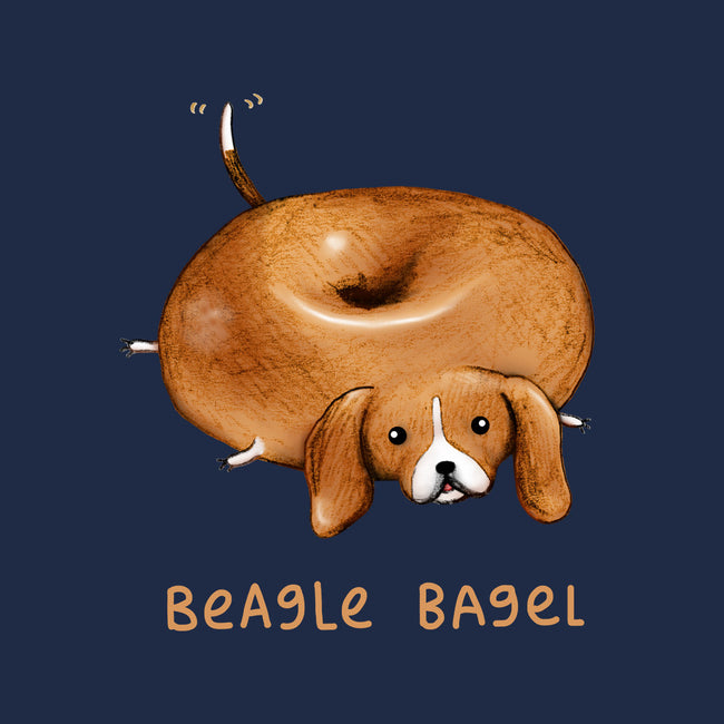 Beagle Bagel-none beach towel-SophieCorrigan