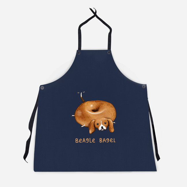 Beagle Bagel-unisex kitchen apron-SophieCorrigan