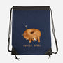 Beagle Bagel-none drawstring bag-SophieCorrigan