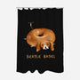 Beagle Bagel-none polyester shower curtain-SophieCorrigan