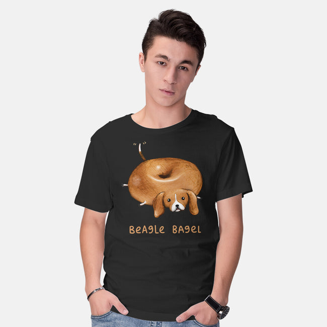 Beagle Bagel-mens basic tee-SophieCorrigan