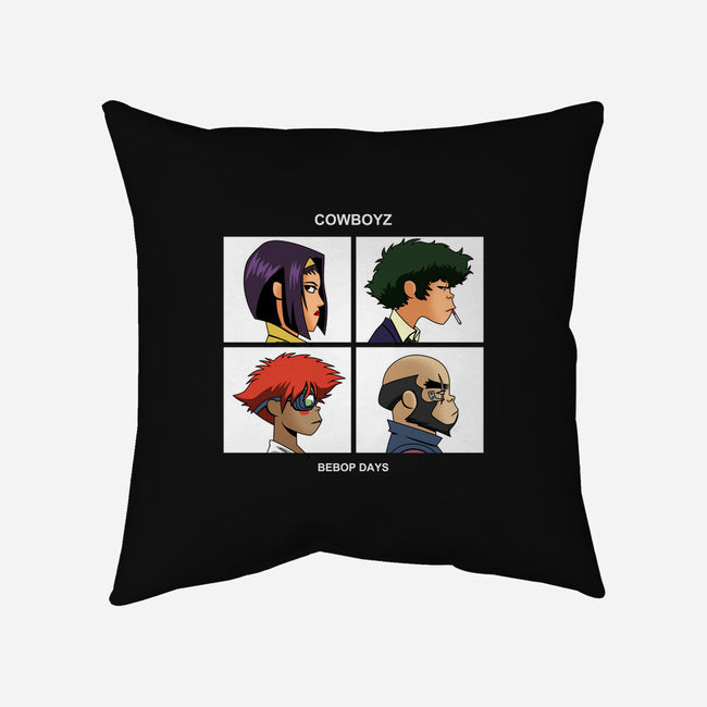 Bebop Days-none removable cover w insert throw pillow-Boggs Nicolas