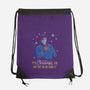 Behind Every Woman-none drawstring bag-risarodil