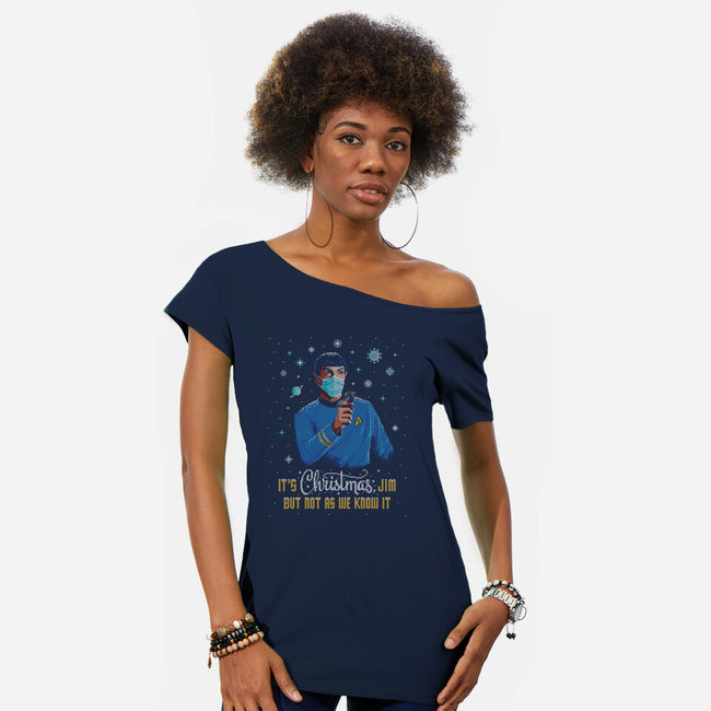 Behind Every Woman-womens off shoulder tee-risarodil