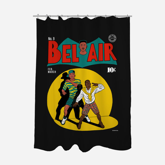 Bel Air-none polyester shower curtain-pennytees