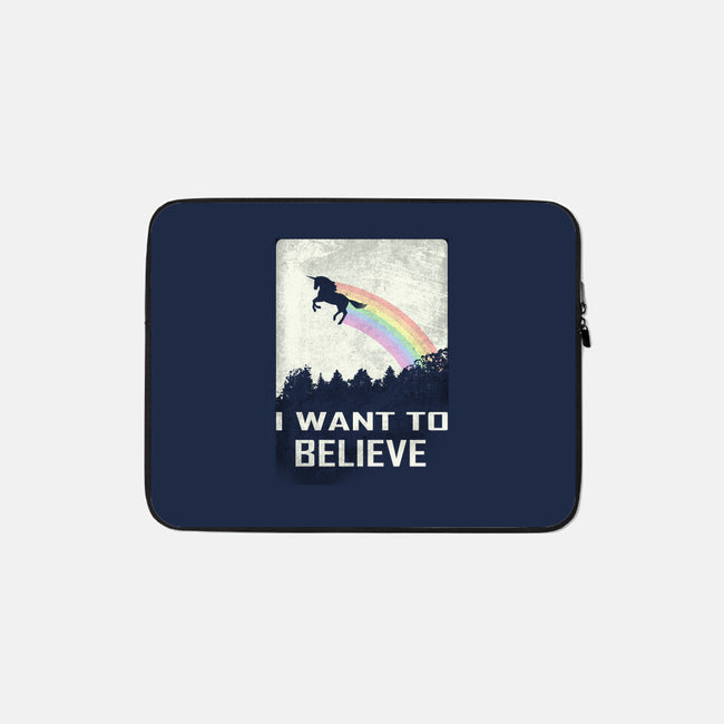 Believe in Magic-none zippered laptop sleeve-NakaCooper