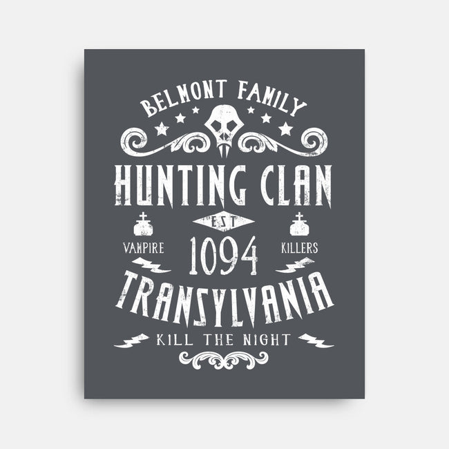 Belmont Clan-none stretched canvas-machmigo