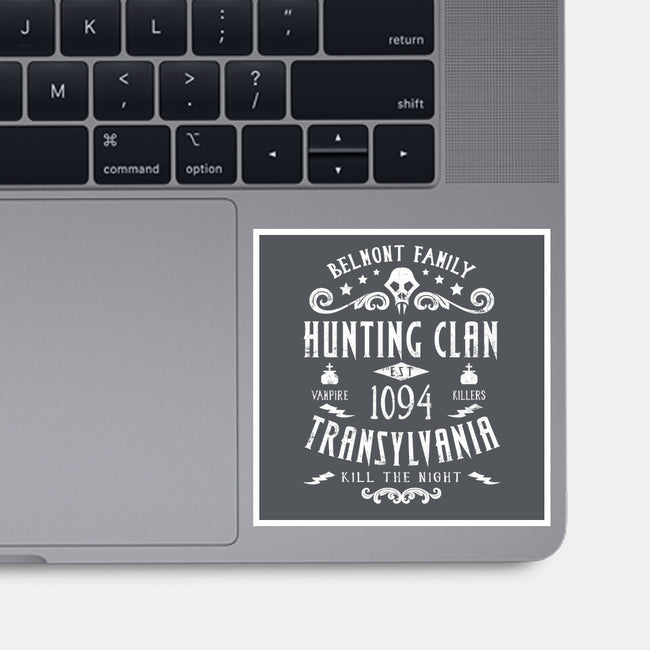 Belmont Clan-none glossy sticker-machmigo