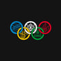 Bending Olympics-womens v-neck tee-KindaCreative