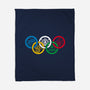 Bending Olympics-none fleece blanket-KindaCreative