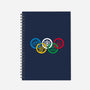 Bending Olympics-none dot grid notebook-KindaCreative