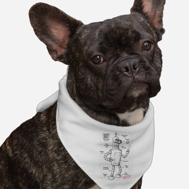 Bending Unit 22-dog bandana pet collar-ducfrench