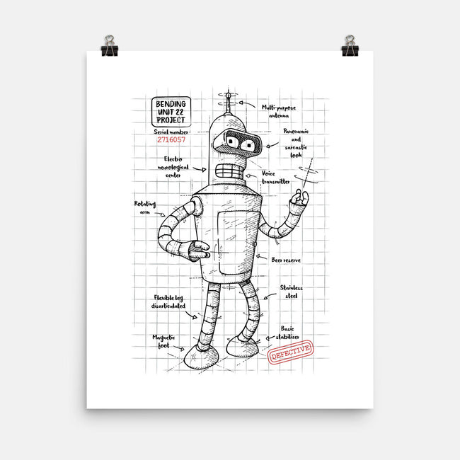 Bending Unit 22-none matte poster-ducfrench