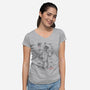 Bending Unit 22-womens v-neck tee-ducfrench