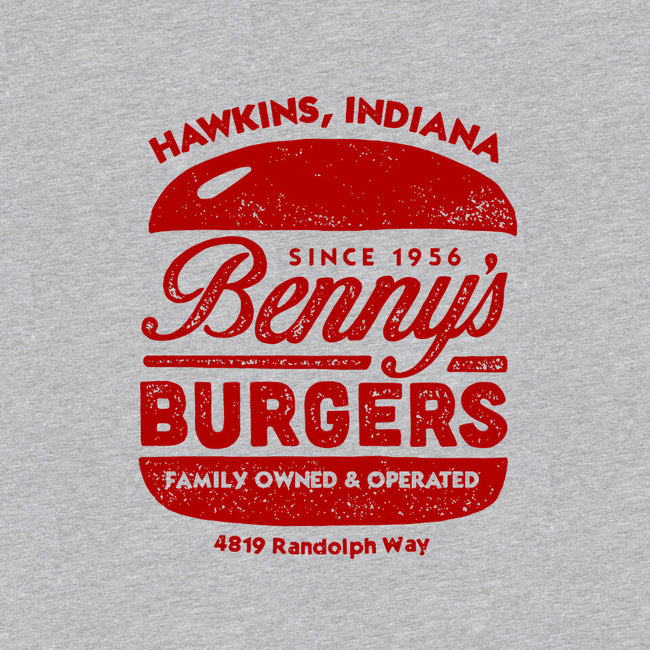 Benny's Burgers-womens v-neck tee-CoryFreeman