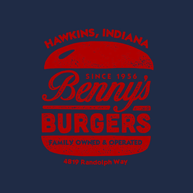 Benny's Burgers-none zippered laptop sleeve-CoryFreeman