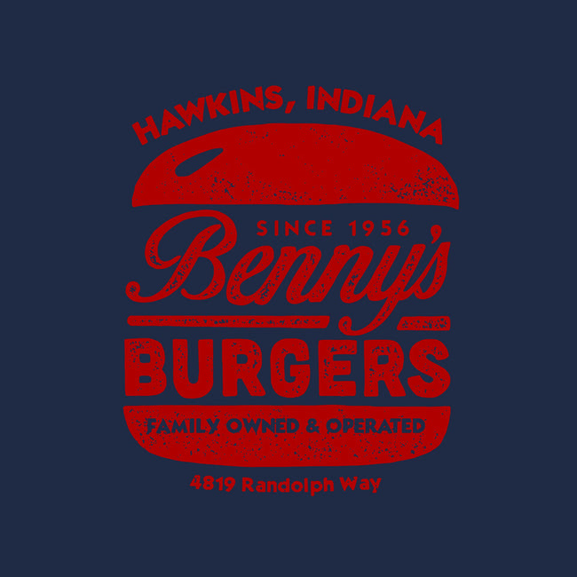 Benny's Burgers-none removable cover w insert throw pillow-CoryFreeman