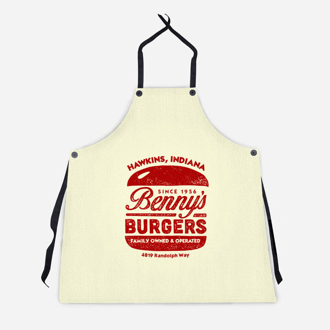 Benny's Burgers-unisex kitchen apron-CoryFreeman