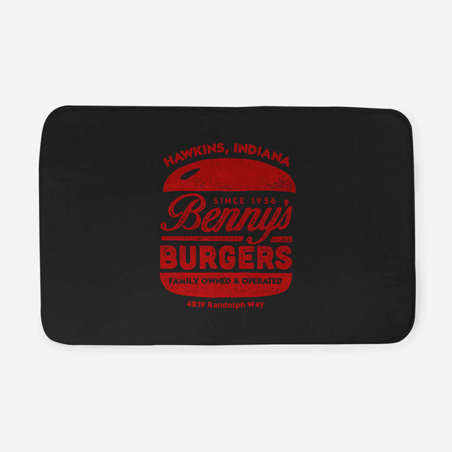 Benny's Burgers-none memory foam bath mat-CoryFreeman