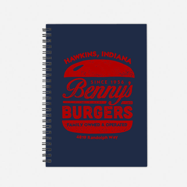 Benny's Burgers-none dot grid notebook-CoryFreeman