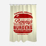 Benny's Burgers-none polyester shower curtain-CoryFreeman