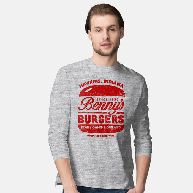 Benny's Burgers-mens long sleeved tee-CoryFreeman