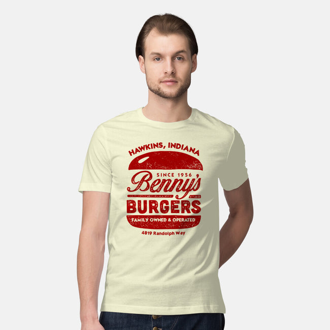 Benny's Burgers-mens premium tee-CoryFreeman