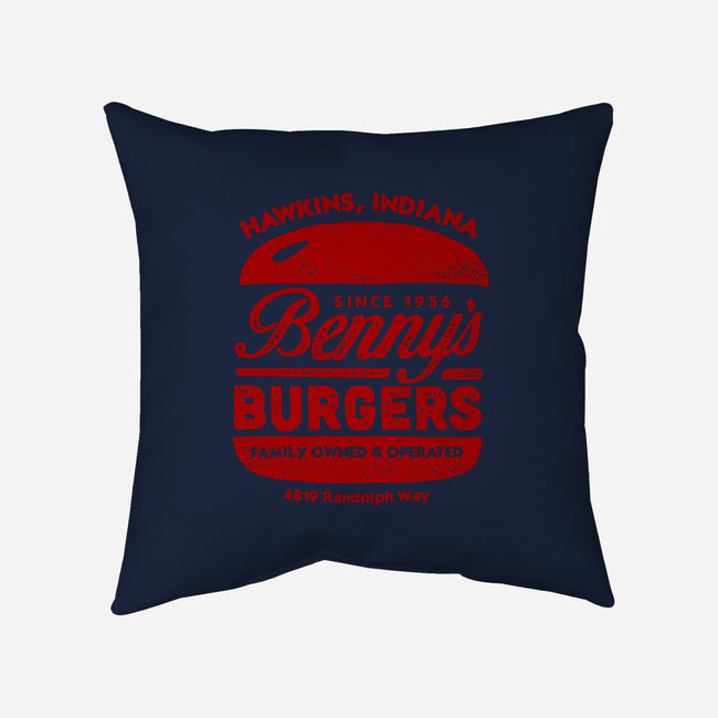 Benny's Burgers-none removable cover w insert throw pillow-CoryFreeman
