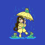 Best Frog Girl-none non-removable cover w insert throw pillow-TechraNova