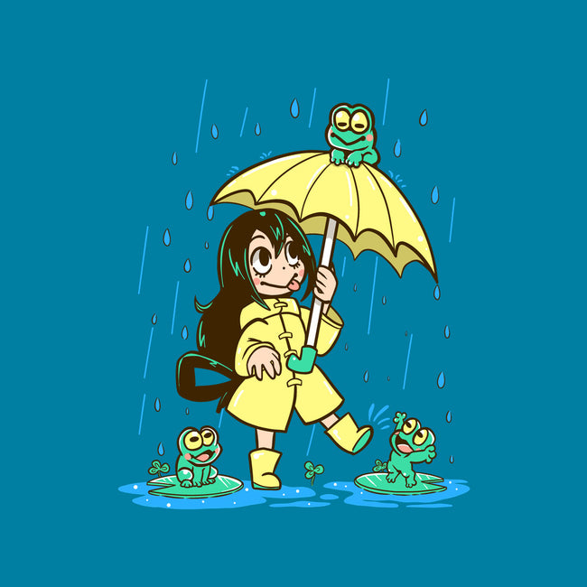 Best Frog Girl-none removable cover w insert throw pillow-TechraNova