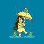 Best Frog Girl-none non-removable cover w insert throw pillow-TechraNova