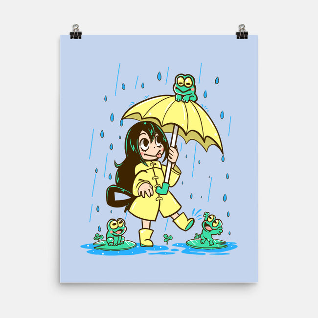 Best Frog Girl-none matte poster-TechraNova