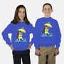 Best Frog Girl-youth crew neck sweatshirt-TechraNova