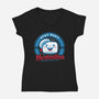 Best When Toasted-womens v-neck tee-owlhaus