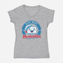 Best When Toasted-womens v-neck tee-owlhaus