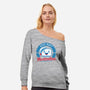 Best When Toasted-womens off shoulder sweatshirt-owlhaus