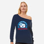 Best When Toasted-womens off shoulder sweatshirt-owlhaus