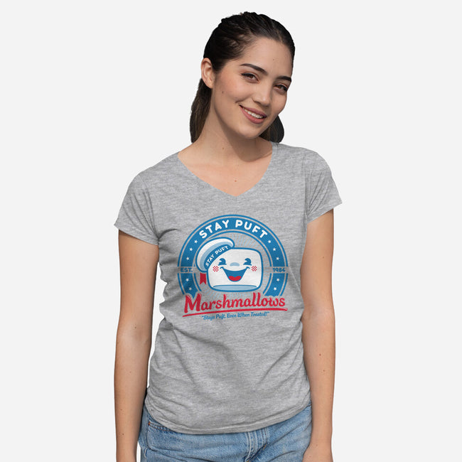 Best When Toasted-womens v-neck tee-owlhaus