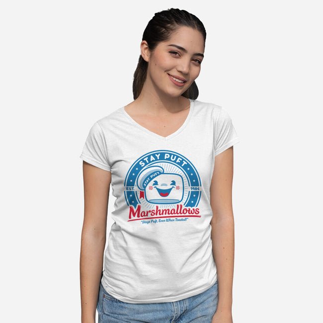 Best When Toasted-womens v-neck tee-owlhaus