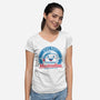 Best When Toasted-womens v-neck tee-owlhaus