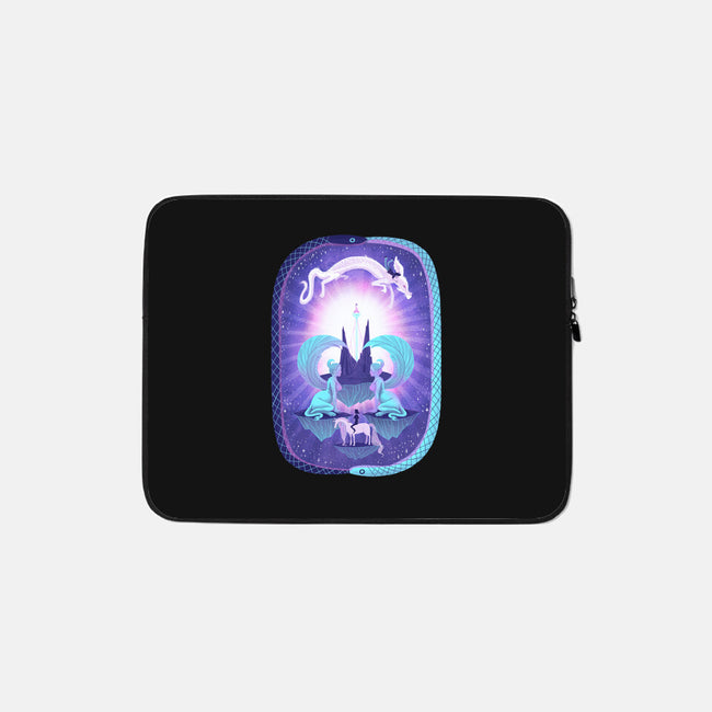 Beyond The Oracle-none zippered laptop sleeve-theGorgonist