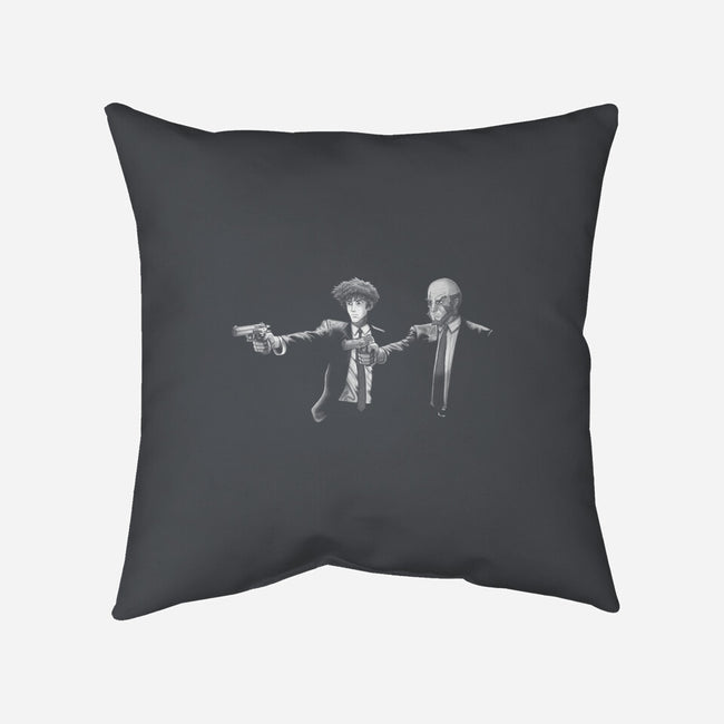 Bibappu Fiction-none removable cover w insert throw pillow-blackhand